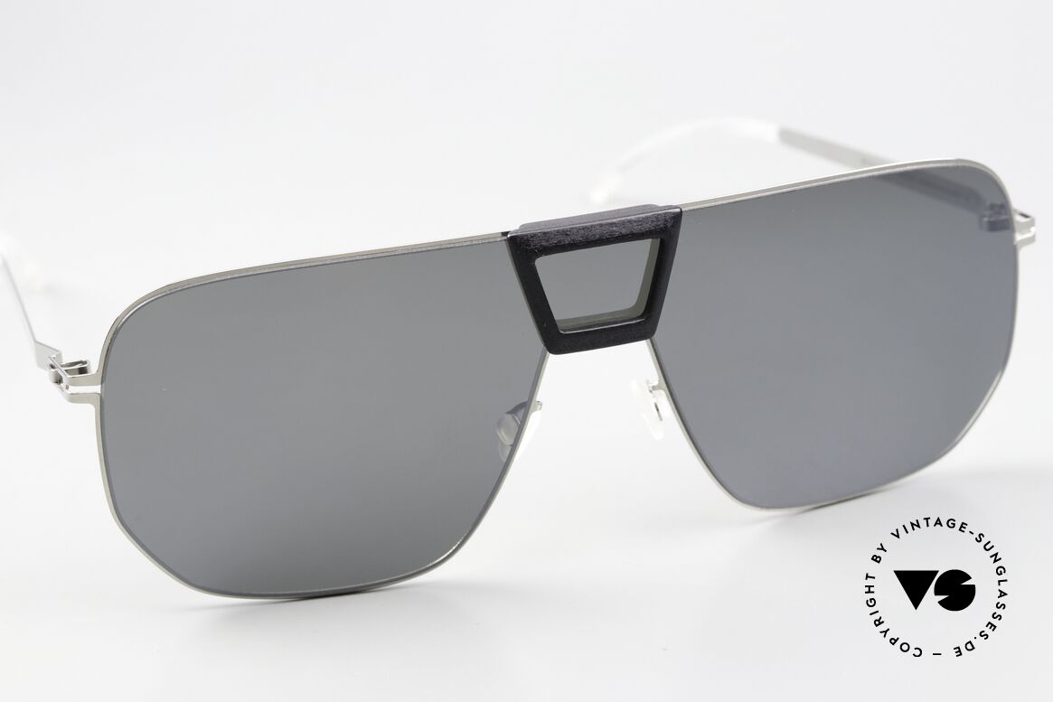 Mykita Mylon Cayenne Black Shiny Silver Flash, ungetragenes Modell mit original MYKITA Etui, Passend für Herren und Damen