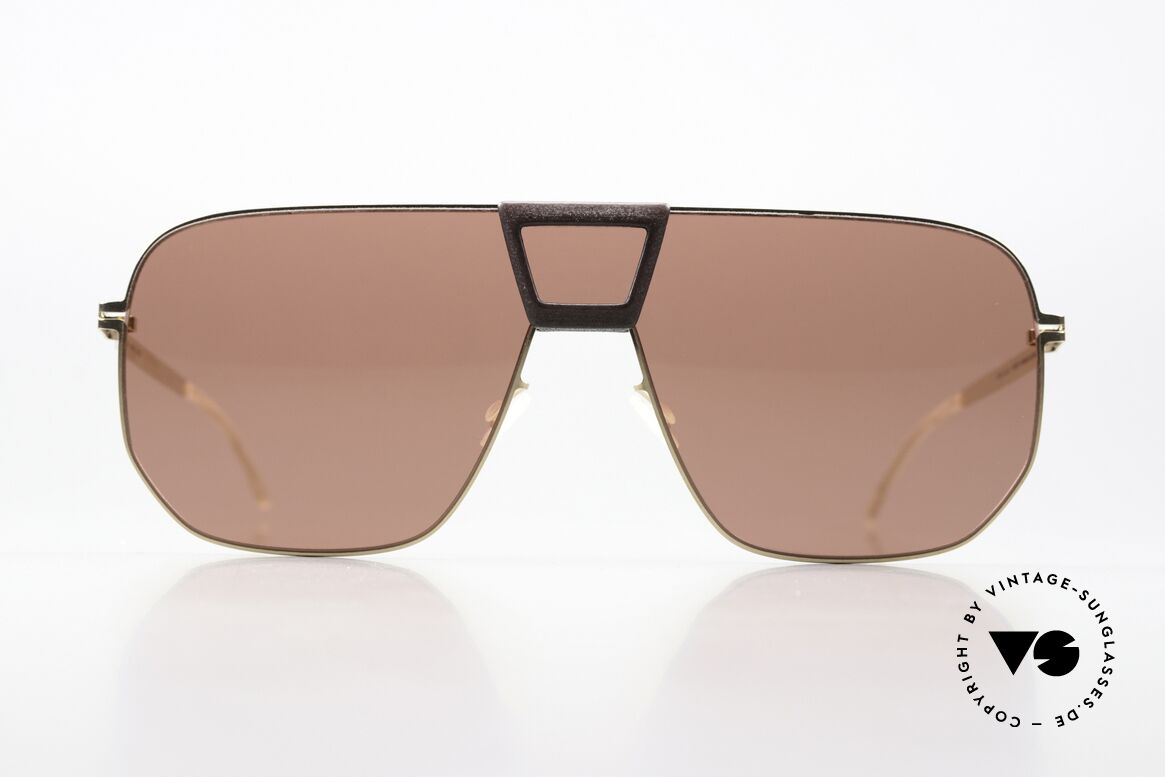 Mykita Mylon Cayenne Ebony Brown Champagne Gold, Farbcode 307: 'Ebony Brown Champagne Gold', Passend für Herren und Damen