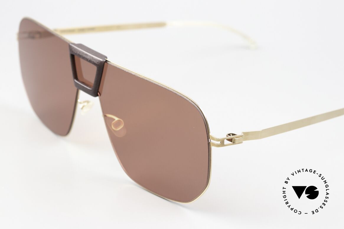 Mykita Mylon Cayenne Ebony Brown Champagne Gold, Brillenliebhaber wissen um das Mylon Konzept, Passend für Herren und Damen