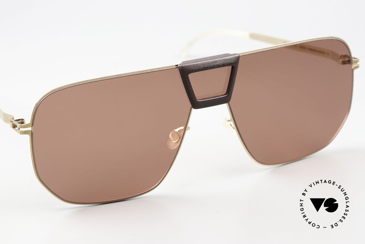 Mykita Mylon Cayenne Ebony Brown Champagne Gold, ungetragenes Modell mit original MYKITA Etui, Passend für Herren und Damen