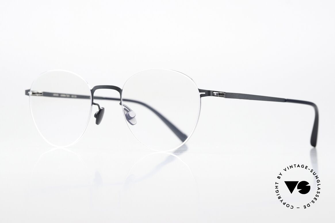 Mykita Eito Panto Brille Damen & Herren, Farbcode 271: Silver / Indigo (für Damen und Herren), Passend für Herren und Damen