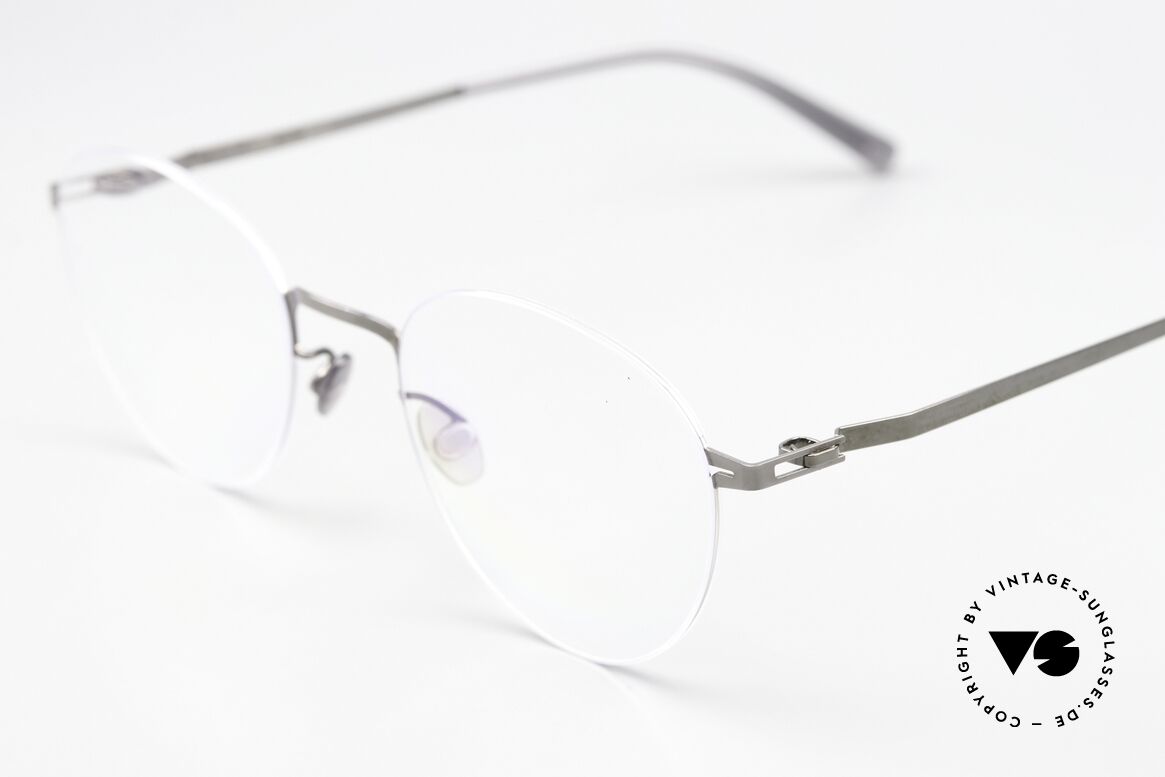 Mykita Eito Shiny Silver / Shiny Graphite, wohlbekannte Spitzenqualität; handmade in Germany, Passend für Herren und Damen