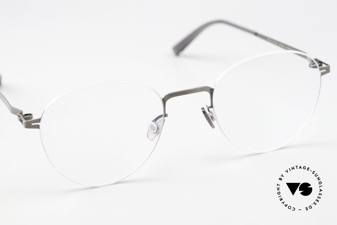 Mykita Eito Shiny Silver / Shiny Graphite, ungetragenes Modell mit originalem Etui von Mykita, Passend für Herren und Damen