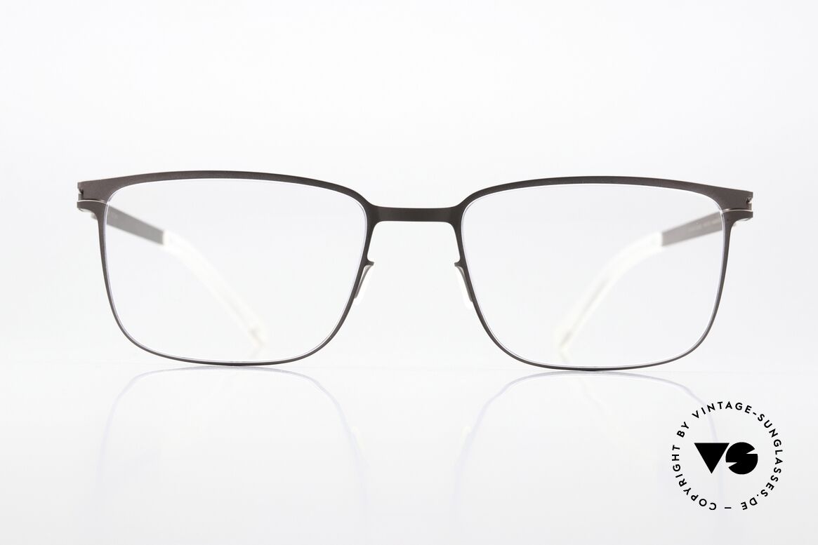Mykita Bud Eckige Fassung In Mocca, eine L bis XL Brille der NO1 Collection; 2018 gefertigt, Passend für Herren und Damen