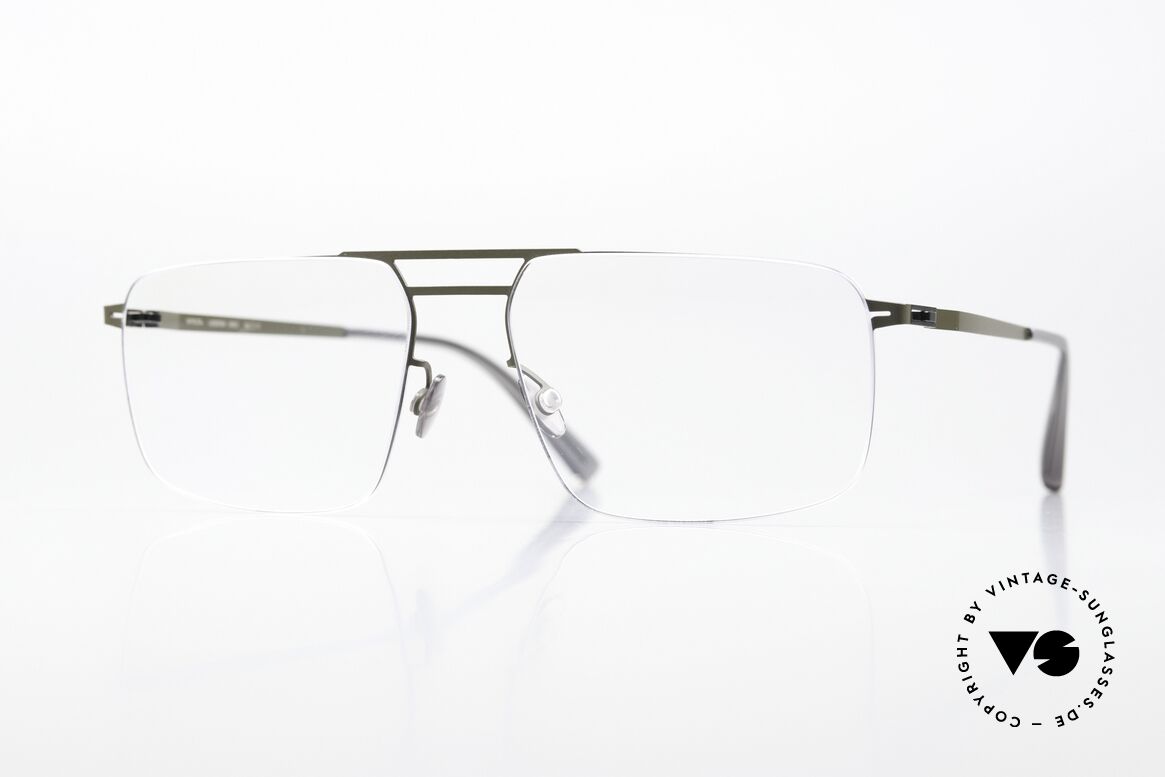Mykita Hiro Shiny Graphite / Camou Green, Mykita Brille, Modell HIRO, Größe 55-17, color 391, Passend für Herren