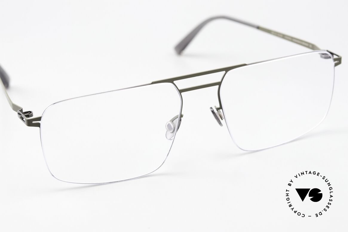 Mykita Hiro Shiny Graphite / Camou Green, ungetragenes Modell mit originalem Etui von Mykita, Passend für Herren