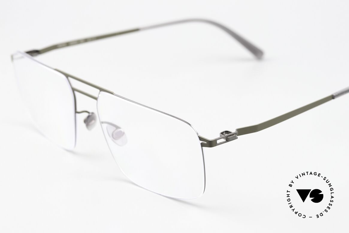 Mykita Hiro Shiny Graphite / Camou Green, wohlbekannte Spitzenqualität; handmade in Germany, Passend für Herren