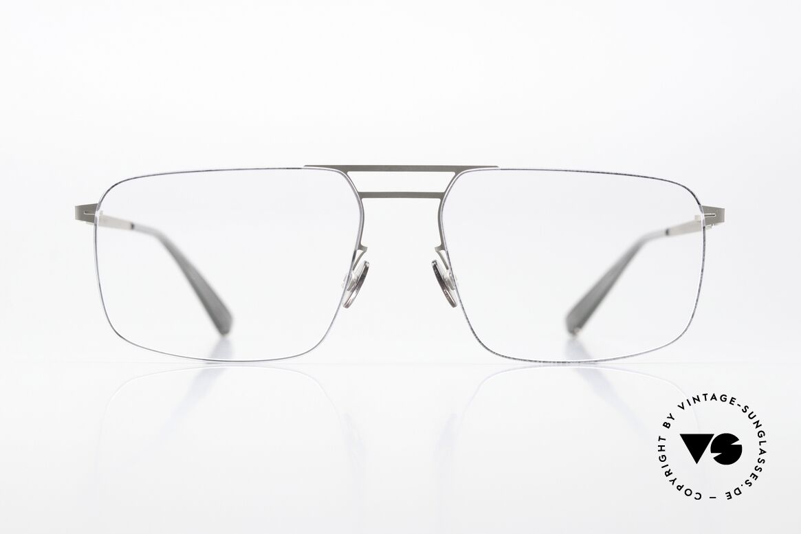 Mykita Hiro Gray / Black Clear Coloring, eckige Brille der LESSRIM-Kollektion von 2015-2019, Passend für Herren