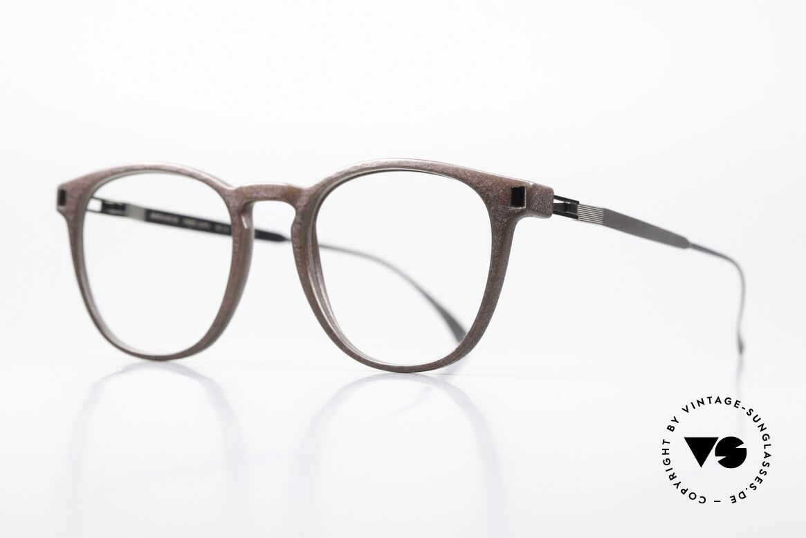 Mykita Mylon Guava Ebony Brown / Shiny Graphite, 'made in Germany' Designer-Brille für Kenner, Passend für Herren und Damen
