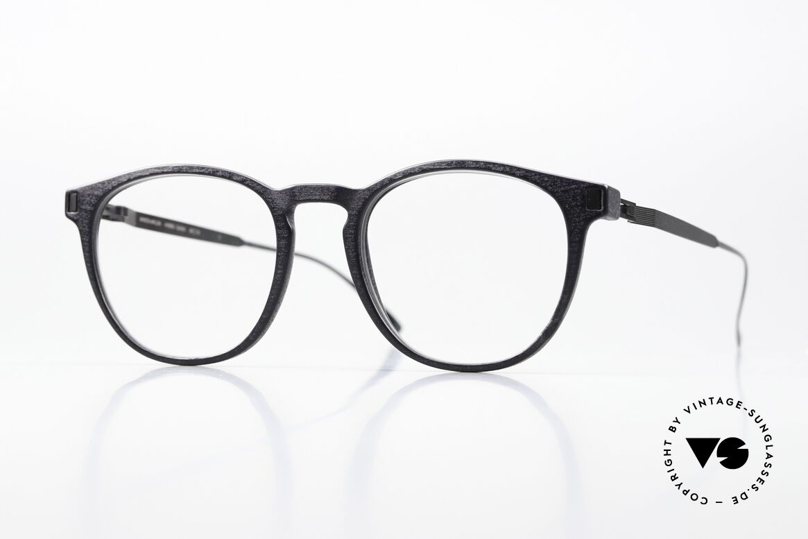 Mykita Mylon Guava Kleine Schwarze Pantobrille, Mykita Mylon HYBRID Brillenfassung; Guava, Passend für Herren und Damen