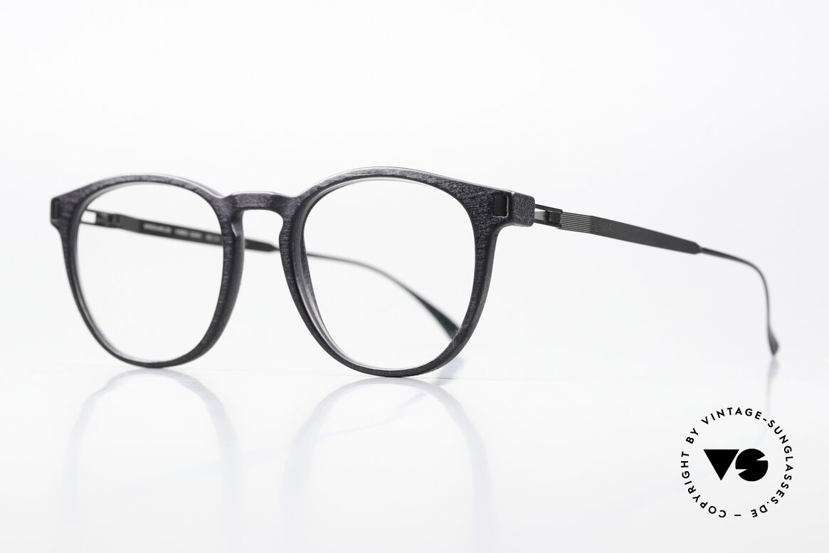 Mykita Mylon Guava Kleine Schwarze Pantobrille, 'made in Germany' Designer-Brille für Kenner, Passend für Herren und Damen
