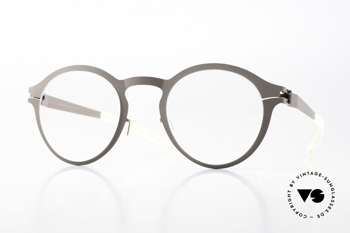 Mykita Harlow Unisex Pantobrille Mole Gray, Mykita Brille, Modell Harlow, Größe 48-23, col 223, Passend für Herren und Damen