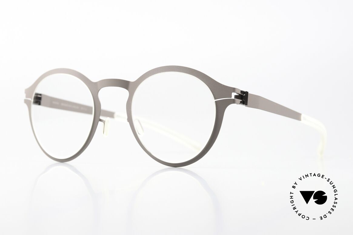 Mykita Harlow Unisex Pantobrille Mole Gray, col. 223 = mole grey = Maulwurfsgrau (Unisex Brille), Passend für Herren und Damen