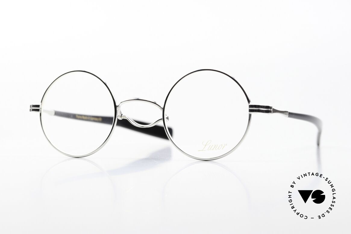 Lunor Swing A 31 Round Asiatische Version Kleiner Steg, alte VINTAGE LUNOR Brille aus der Swing-"A"-Serie, Passend für Herren und Damen