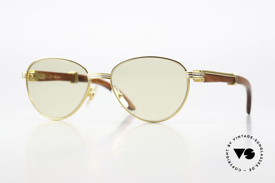 Cartier Auteuil Automatik Mineral Gläser, außergewöhnliche CARTIER vintage Luxus-Brille, Passend für Herren und Damen