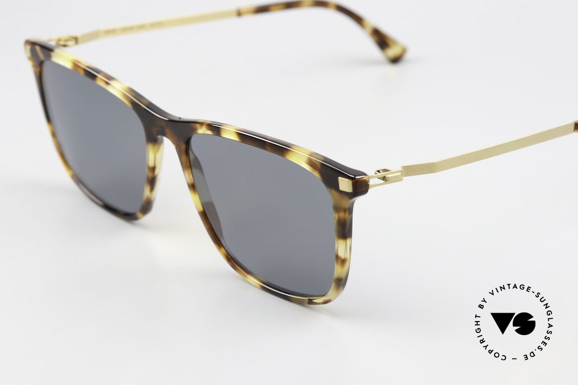 Mykita Jovva Cocoa Sprinkles / Glossy Gold, Azetat-Front mit charakteristischen Mykita-Bügeln!, Passend für Herren und Damen