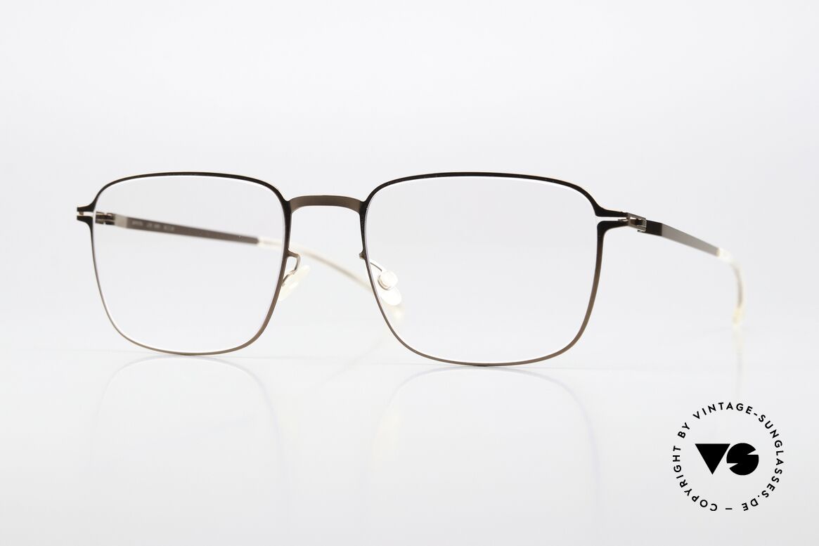 Mykita Iver Eckige Brille Shiny Copper, Mykita Brille, Modell LITE Iver, Gr. 52-20, col. 252, Passend für Herren und Damen