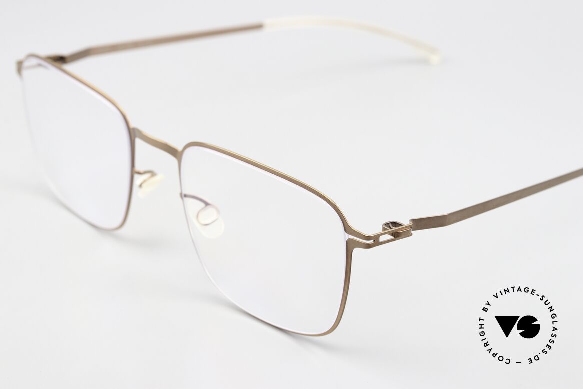 Mykita Iver Eckige Brille Shiny Copper, wohlbekannte Spitzenqualität; handmade in Germany, Passend für Herren und Damen
