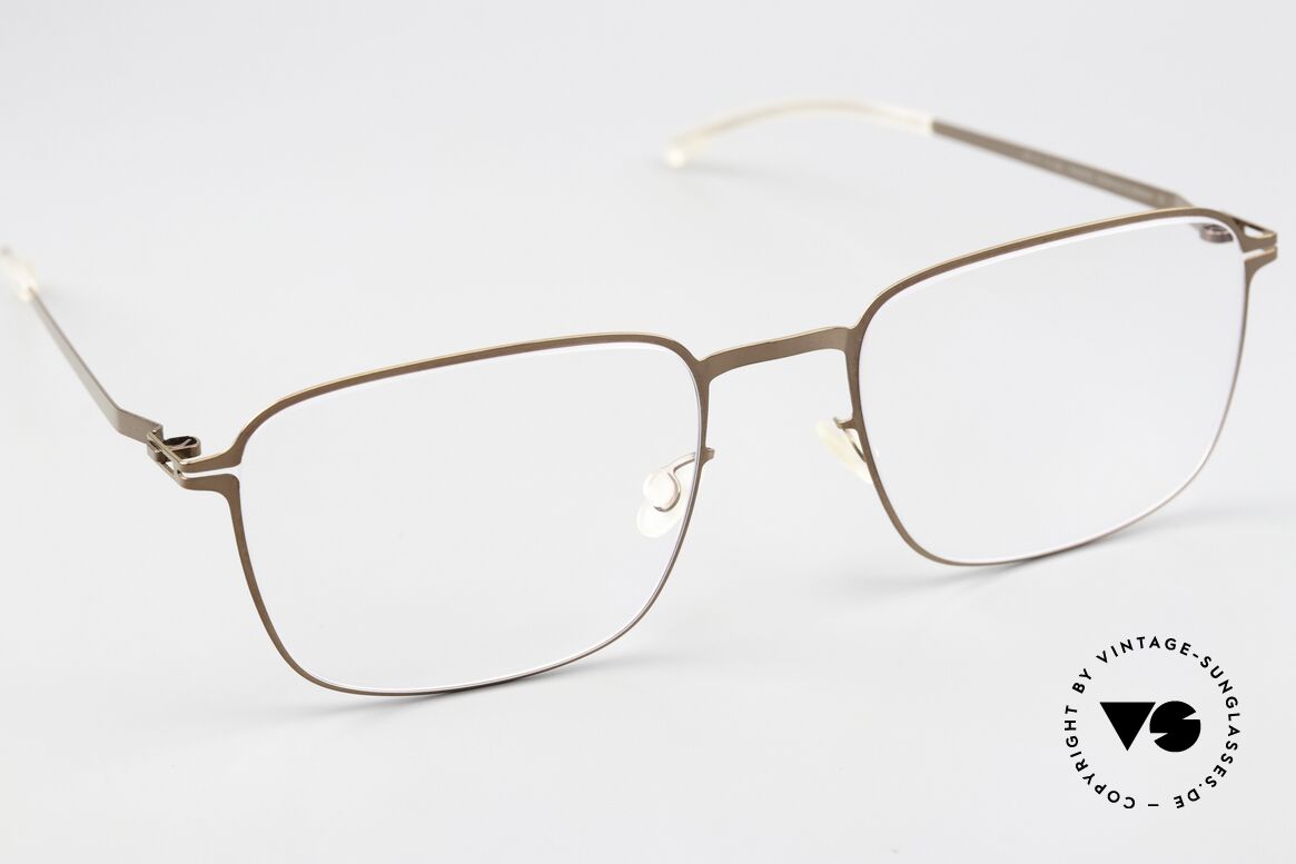 Mykita Iver Eckige Brille Shiny Copper, ungetragenes Modell mit originalem Etui von Mykita, Passend für Herren und Damen