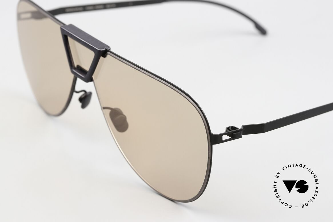 Mykita Mylon Pepper XLarge Panorama Sonnenbrille, Brillenliebhaber wissen um das Mylon Konzept, Passend für Herren und Damen