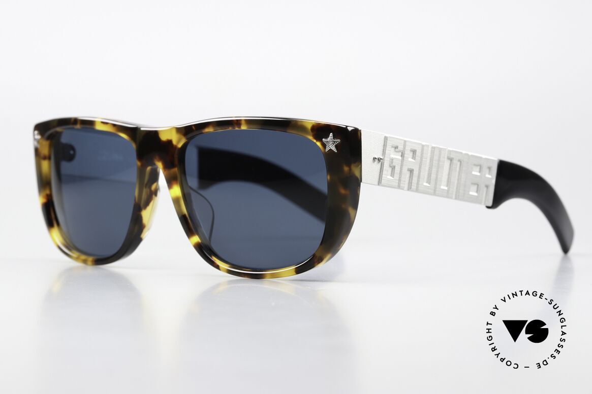 Jean Paul Gaultier 56-8272 Rapper Sonnenbrille 1990, inzwischen ein Kult-Objekt u. begehrtes Sammlerstück!, Passend für Herren