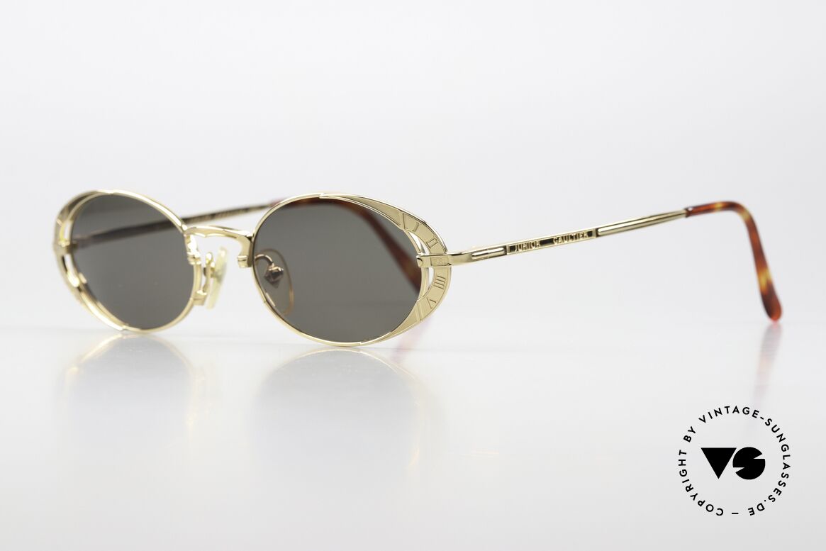 Jean Paul Gaultier 58-4172 Designerbrille 1996 Oval, unbeschreibliche Spitzen-Qualität, made in JAPAN, Passend für Herren und Damen