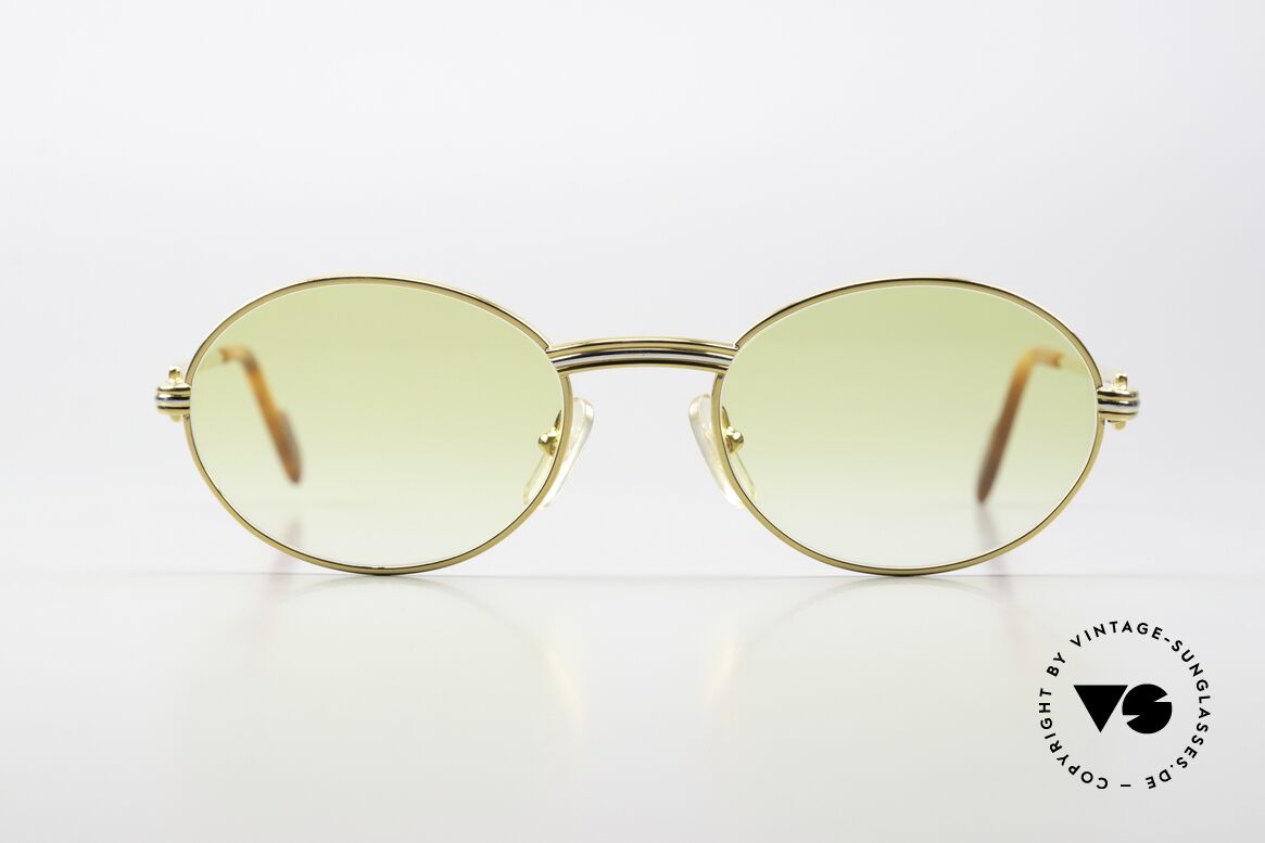 Cartier Saint Honore - M Edle Gläser In Gelb Verlauf, edles & zeitloses Design, Medium-Größe 51°20, 135, Passend für Herren und Damen