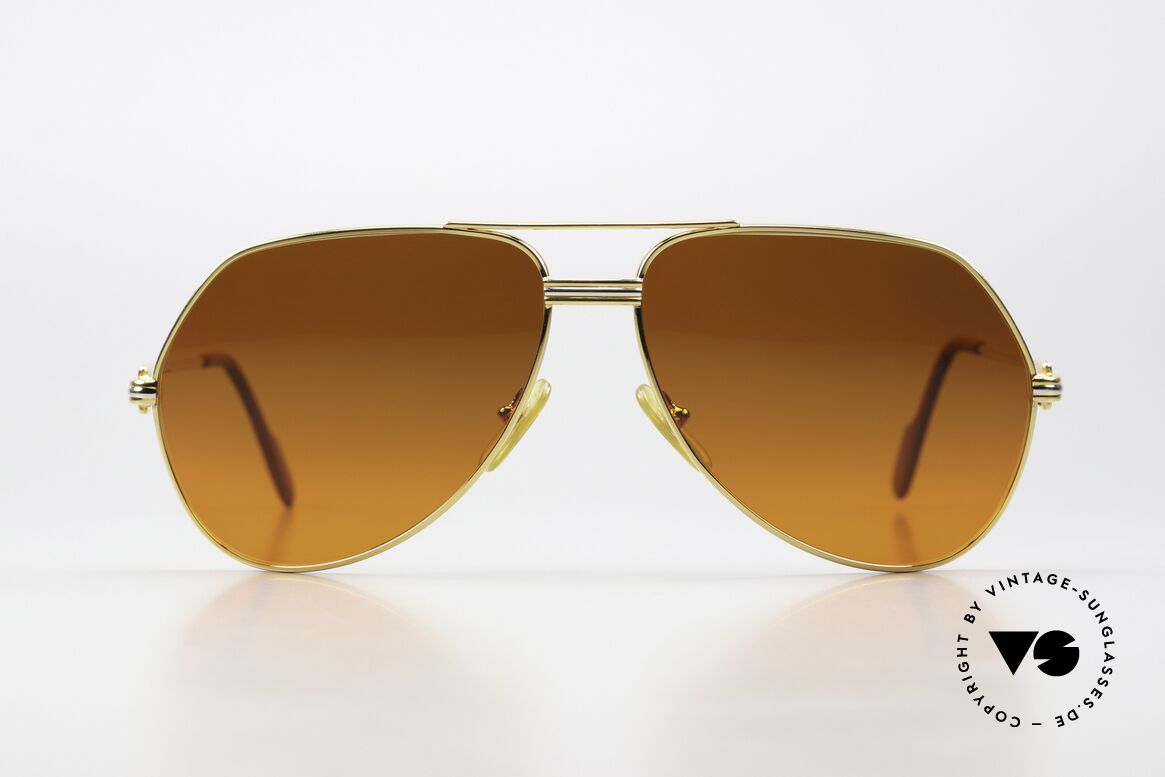 Cartier Vendome LC - L 80er Brille Promi Modell, wurde 1983 veröffentlicht & dann bis 1997 produziert, Passend für Herren und Damen