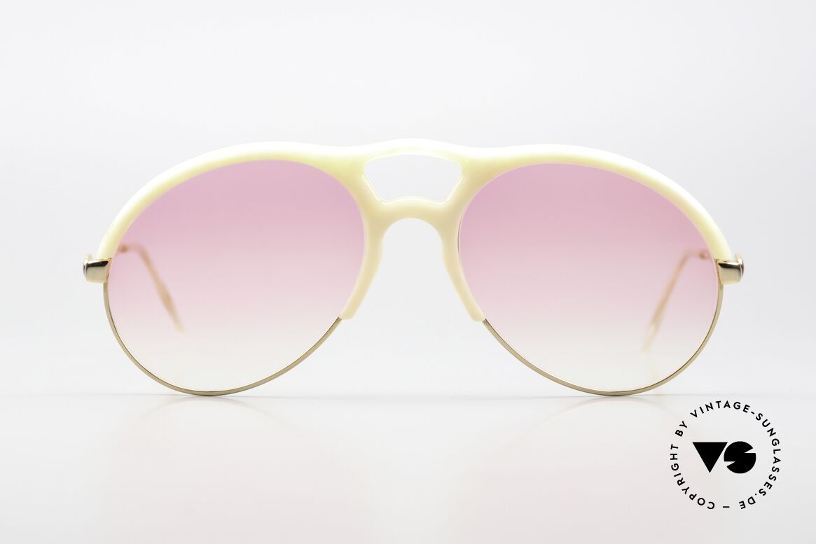 Bugatti 64936 Elfenbein Optik 70er Brille, kunstvolle Elfenbein-Optik (Original aus den 70ern), Passend für Herren