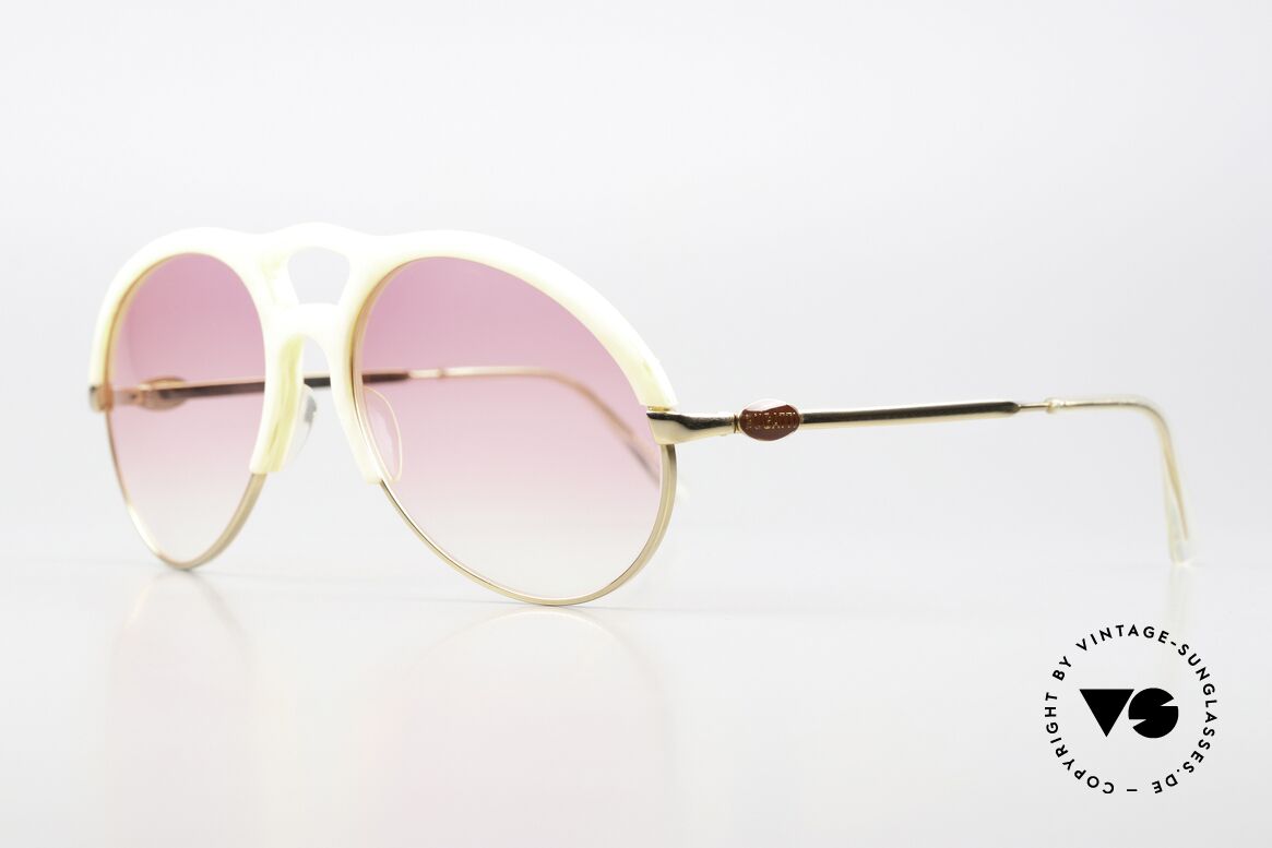Bugatti 64936 Elfenbein Optik 70er Brille, kostbare RARITÄT und ein absolutes Sammlerstück!, Passend für Herren