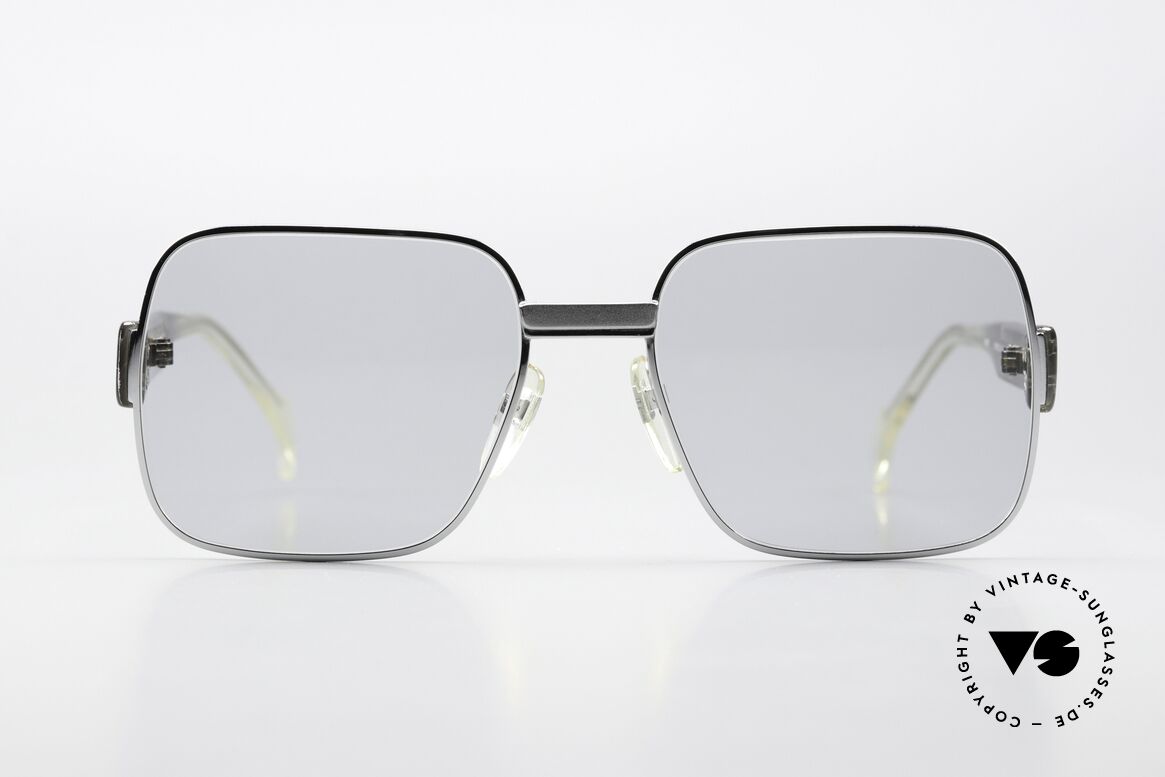 Neostyle Office 40 Old School Sonnenbrille 70er, markante Form in gräulich-transparentem Ton, Passend für Herren