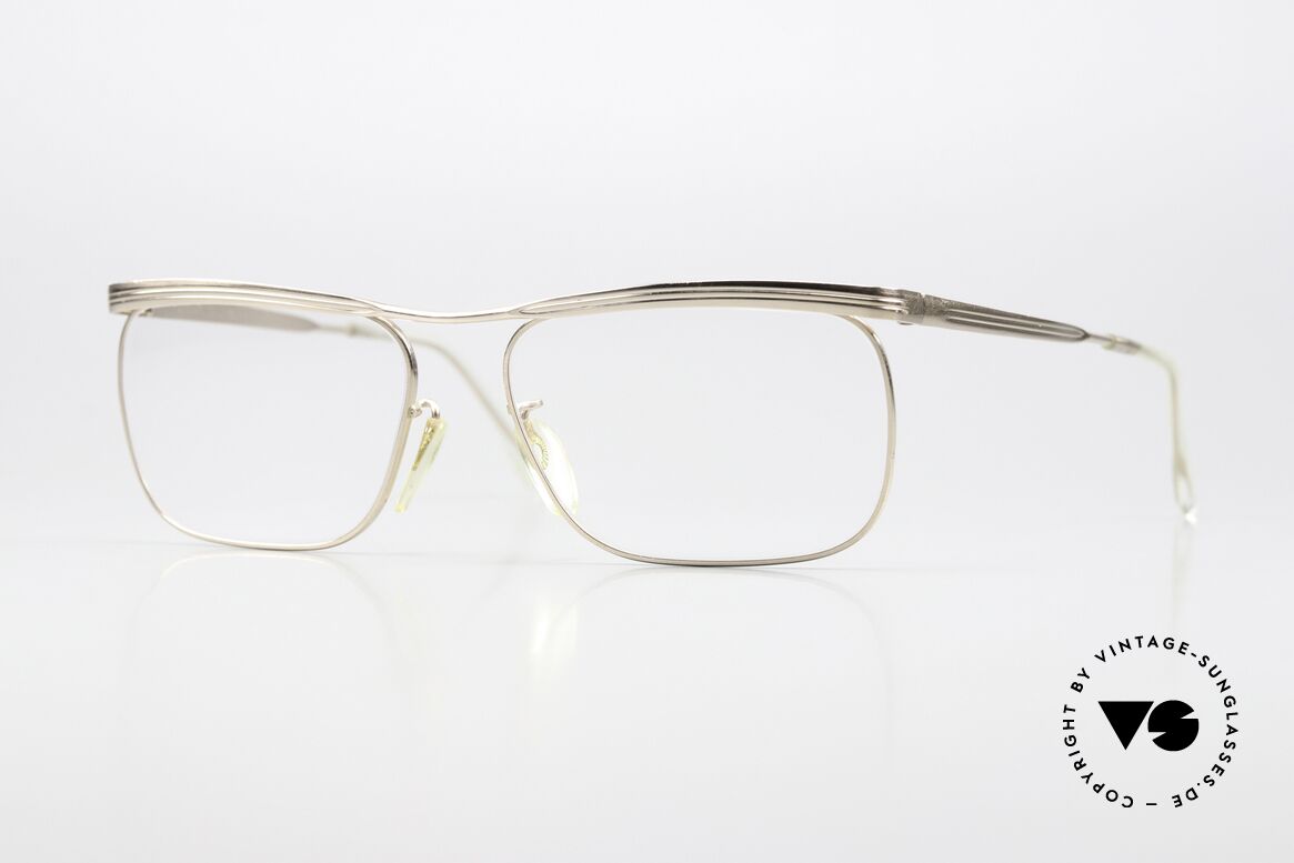Rodenstock Locarno 1/20 12k Gold-Doublé Brille, 60er Jahre Rodenstock Brille, Echtgold-Doublé, Passend für Herren