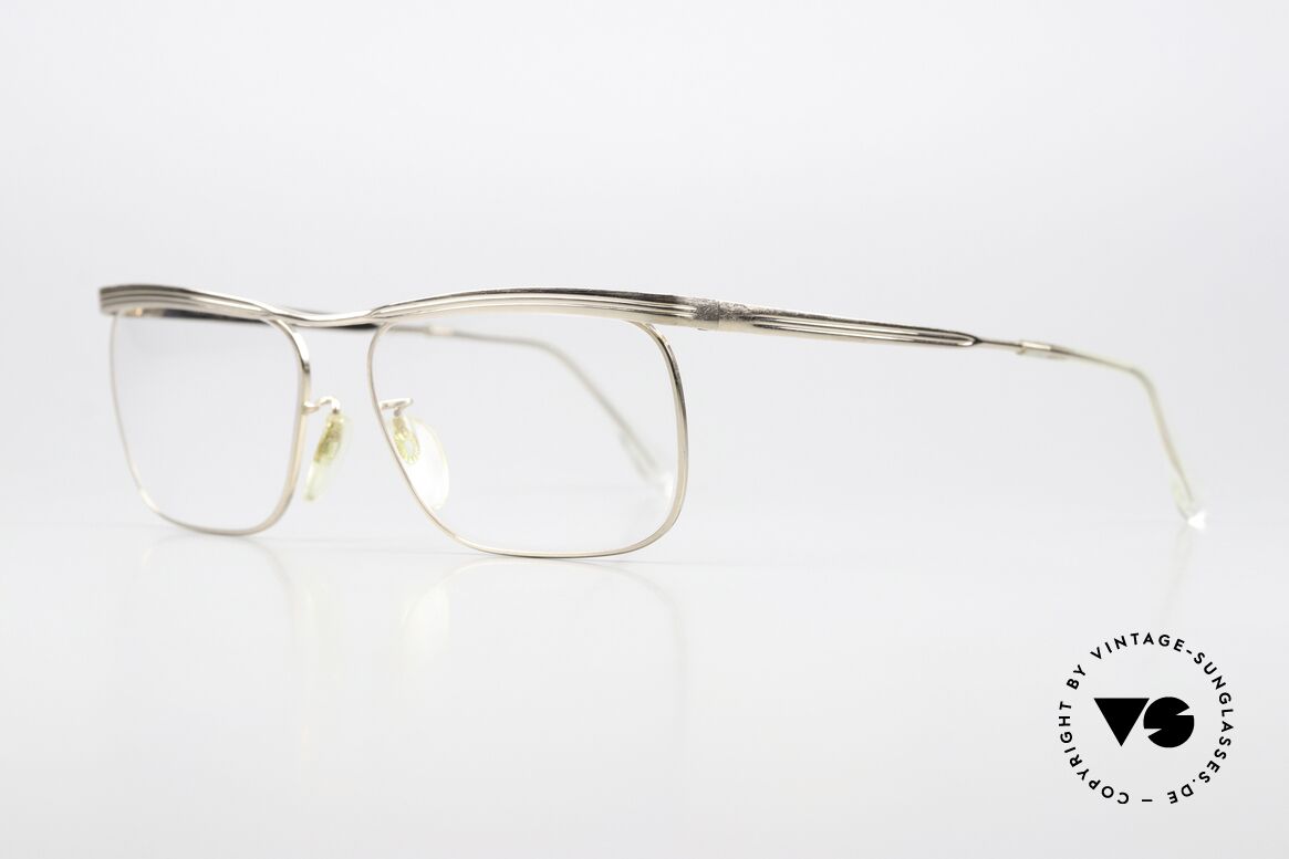 Rodenstock Locarno 1/20 12k Gold-Doublé Brille, 1/20 des Metalls = 12kt Gold (Spitzen-Qualität), Passend für Herren