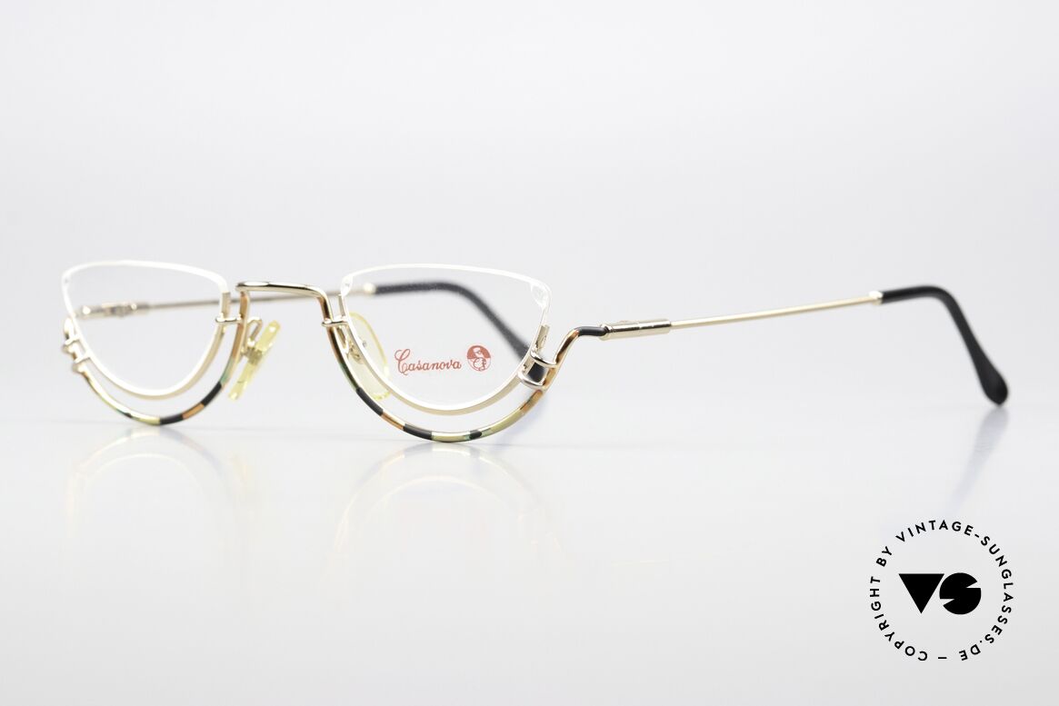 Casanova FC22 Verrückte Designer Lesebrille, Casanova Modell FC-22, Größe 42-22, 140, col. 01, Passend für Damen