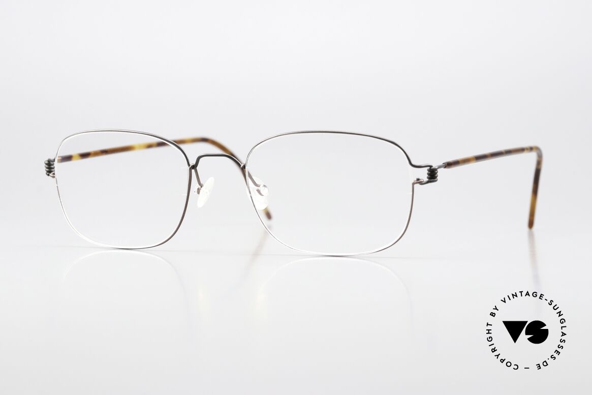 Lindberg Mars Air Titan Rim Titaniumbrille In 50mm, LINDBERG Air Titanium Rim Brille in Größe 50-19, 145, Passend für Herren und Damen