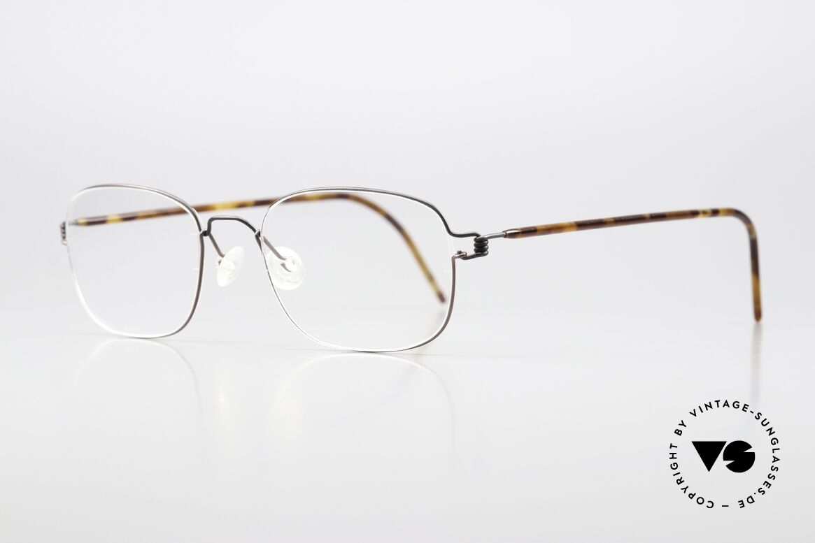 Lindberg Mars Air Titan Rim Titaniumbrille In 50mm, so zeitlos, stilvoll und innovativ = Prädikat "VINTAGE", Passend für Herren und Damen