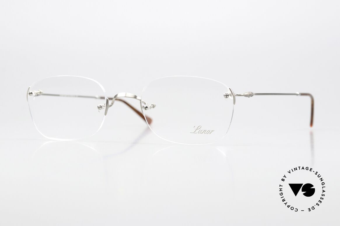 Lunor Classic Anatomic Vintage Brille Randlos Unisex, Lunor Brille, vintage Modell 'Classic Anatomic' PPS, Passend für Herren und Damen