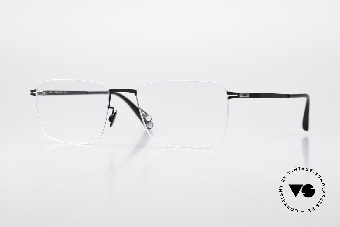 Mykita Nobu Eckige Brille Sehr Klassisch, Mykita Brille, Modell NOBU in Größe 52-16, col 052, Passend für Herren und Damen