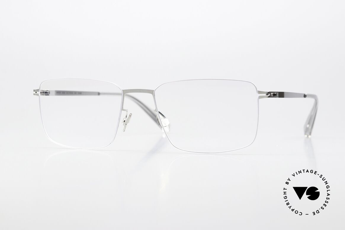 Mykita Nobu Brille Eckig Klassisch Metall, Mykita Brille, Modell NOBU in Größe 52-16, col 051, Passend für Herren und Damen