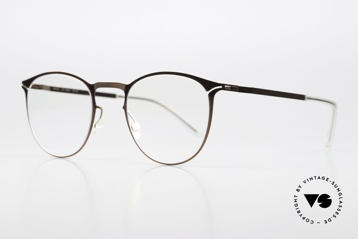 Mykita Malte Pantobrille Shiny Copper, color 252 = 'Shiny Copper' (Damen- u. Herrenbrille), Passend für Herren und Damen