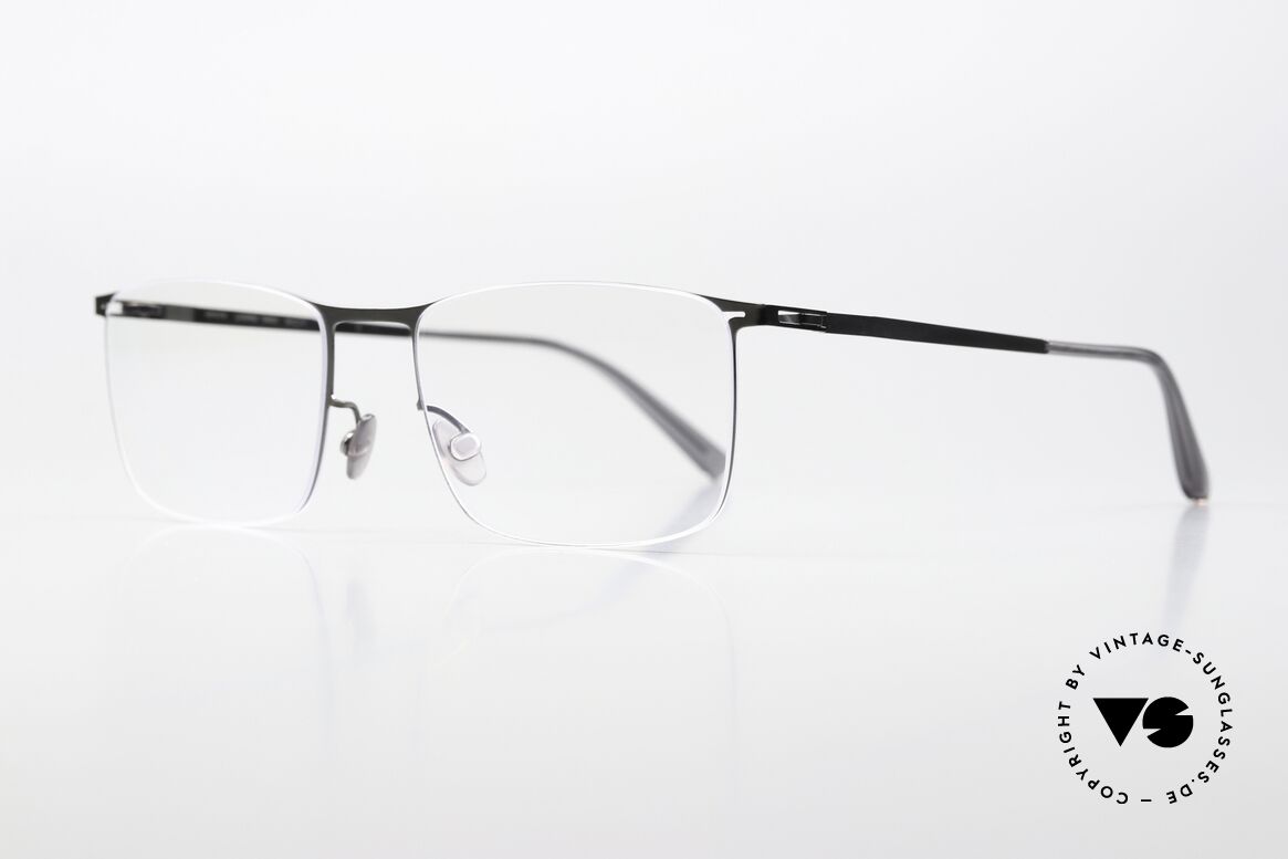 Mykita Takeo Eckige Brille Damen & Herren, color 232 = Shiny Graphite (für Damen und Herren), Passend für Herren und Damen