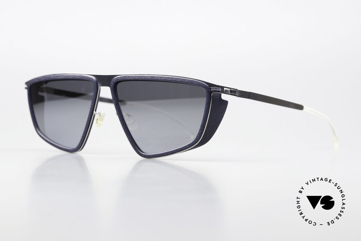 Mykita Mylon Tribe Silber Verspiegelt Navy Blue, color code 309 = Navy Blue / Shiny Silver Flash, Passend für Herren und Damen