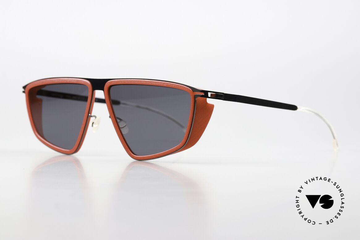 Mykita Mylon Tribe Crimson Red Shiny Graphite, color code 381 = Crimson Red Shiny Graphite, Passend für Herren und Damen