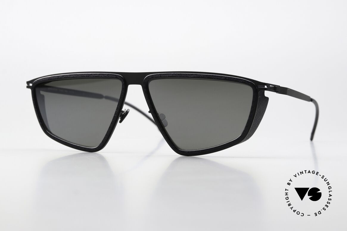 Mykita Mylon Tribe Leicht Verspiegelt Black, XL Mykita Mylon HYBRID Sonnenbrille; TRIBE, Passend für Herren und Damen