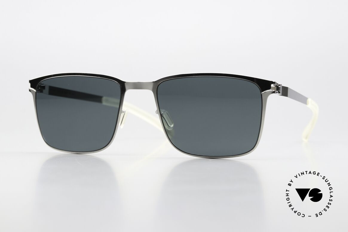 Mykita Yanir Polarisierende Brille Eckig, Mykita Sonnenbrille, Mod. YANIR, Gr. 52-18, col. 051, Passend für Herren