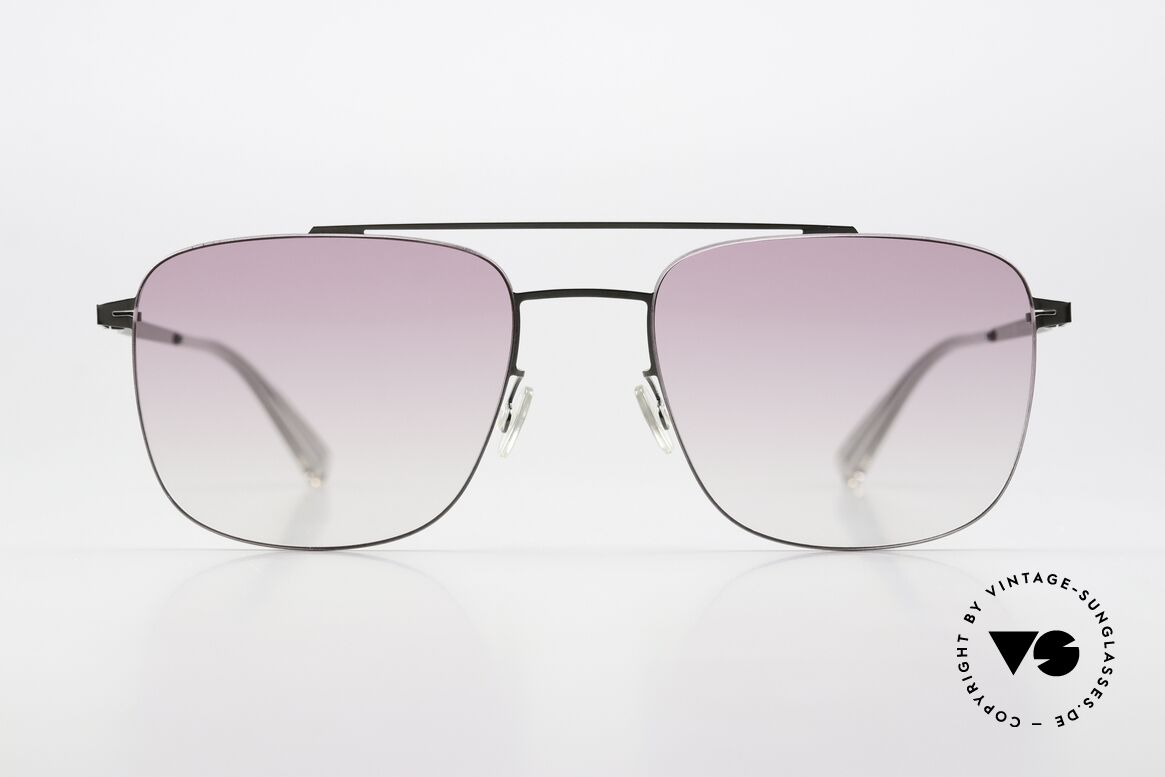 Mykita Yuuto Lessrim Sonnenbrille 2017, eckige Sonnenbrille der LESSRIM-Kollektion v. 2017, Passend für Herren