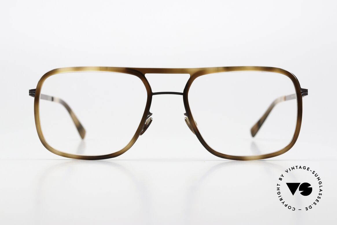 Mykita Elgard Mocca Zanzibar Kolorierung, markant maskuline Brille; LITE Acetate Kollektion, Passend für Herren