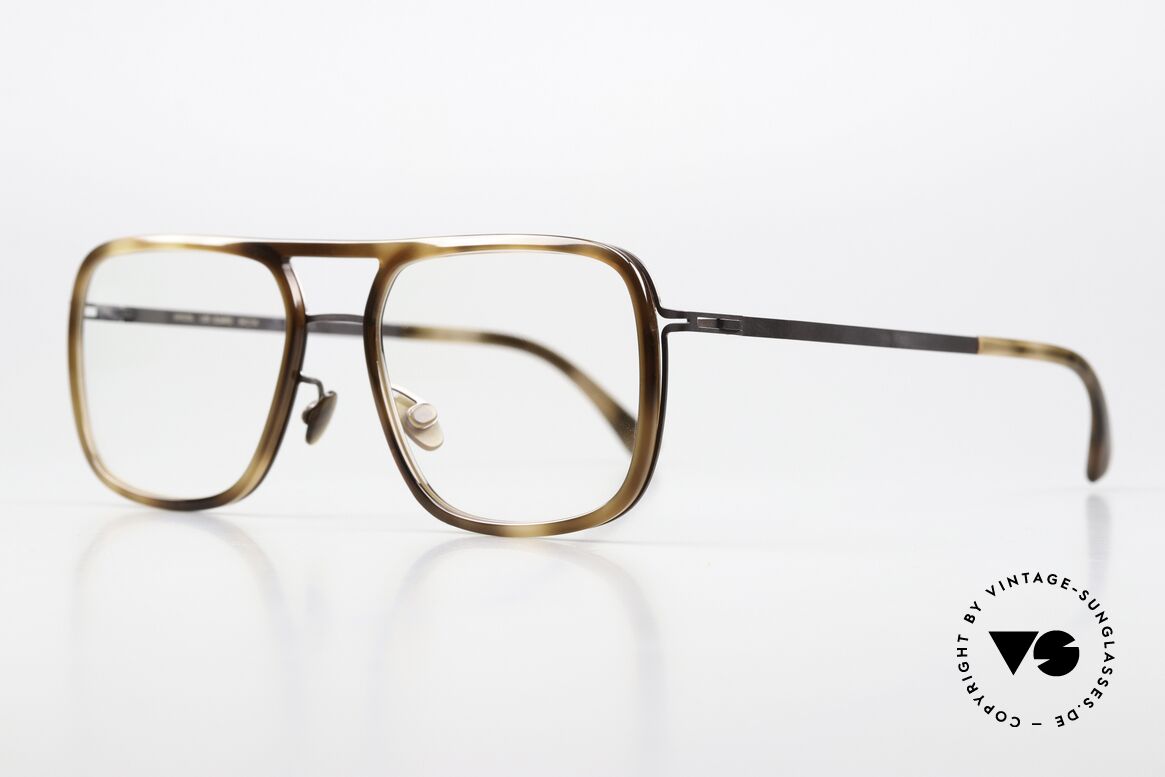 Mykita Elgard Mocca Zanzibar Kolorierung, Azetat-Inlays mit charakteristischen Mykita-Bügeln!, Passend für Herren