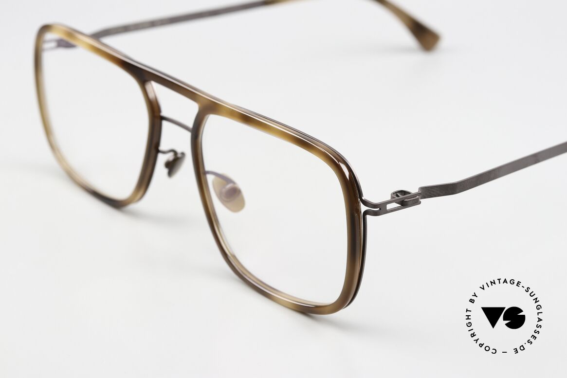 Mykita Elgard Mocca Zanzibar Kolorierung, wohlbekannte Spitzenqualität; handmade in Germany, Passend für Herren