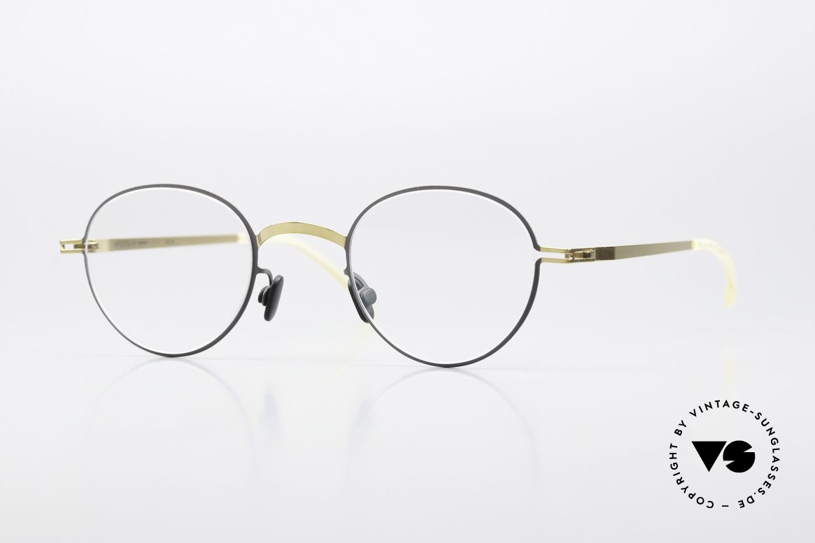 Mykita Birger 2015 Lite Series Gold Basalt, Mykita Brille, Modell LITE Birger, Gr. 42-22, col. 168, Passend für Herren und Damen Mykita Birger 2015 Lite Series Gold Basalt, Mykita Brille, Modell LITE Birger, Gr. 42-22, col. 168, Passend für Herren und Damen